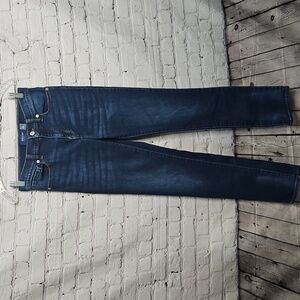 Old Navy Kids Slim High Rise Distressed Jeans Adjustable Waist Size 14 EUC